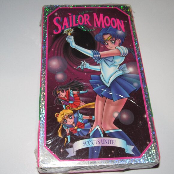 Sailor Moon VHS Scouts Unite Toon-Time Video DIC 1990s Anime Vintage Collectible - Picture 1 of 3